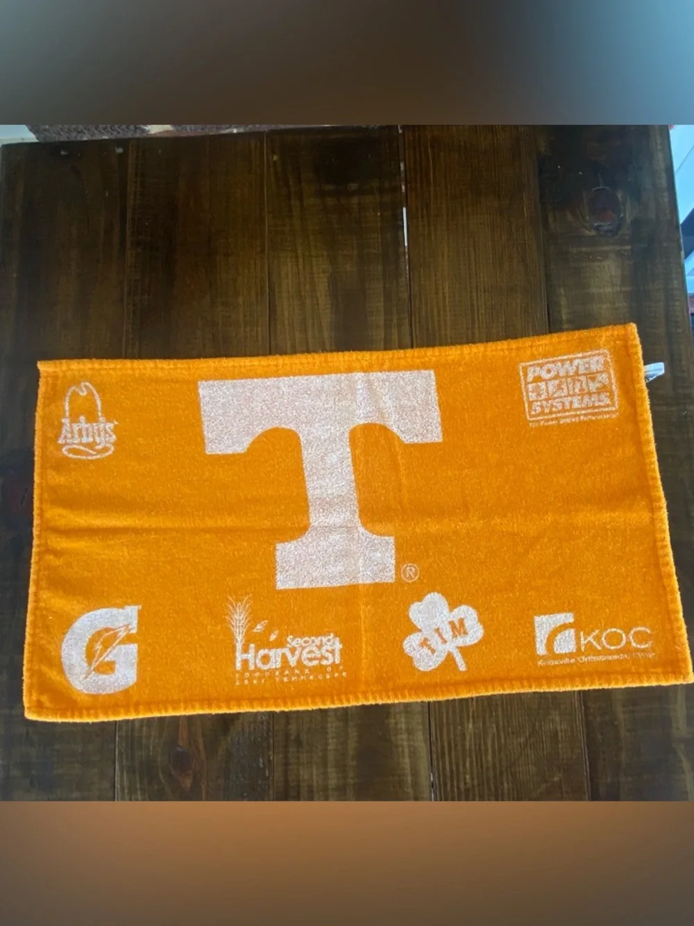 Iconic Orange Tennessee Volunteers Rally Hand Towel With The Block 